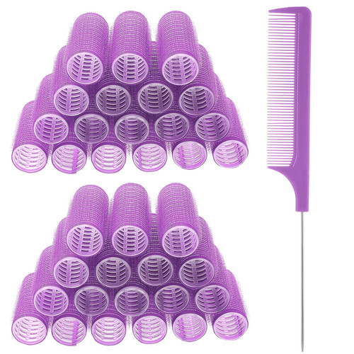 18pcs plastik lockenwickler - 18pcs,